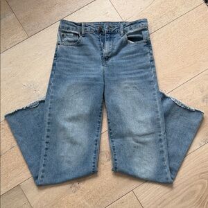 TRACTR Girls Wide Leg Jeans